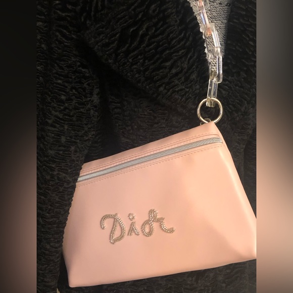 Authentic DIOR Pink Restyled /Redesigned Shoulder bag, Handbag (Cosmetic Case) - Picture 8 of 15